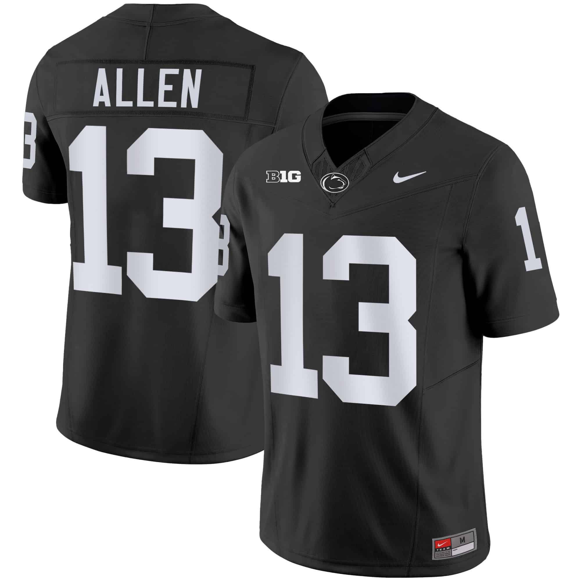 Men Penn State Nittany Lions #13 Allen Black 2024 Nike Vapor Limited NCAA Jersey style 1->indianapolis colts->NFL Jersey